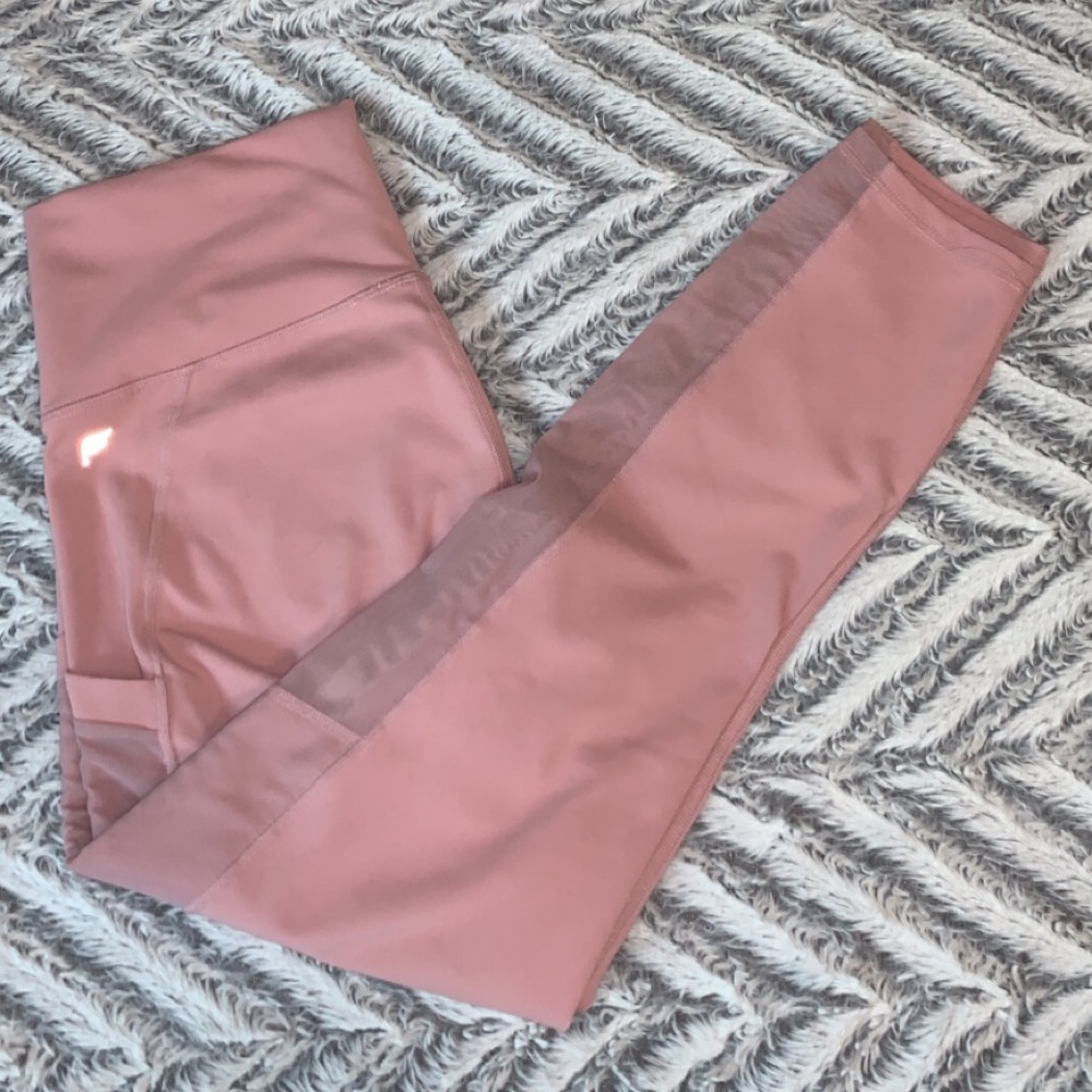 pink fabletics leggings